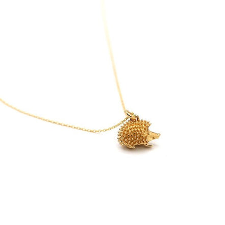 Goldene Igel Halskette