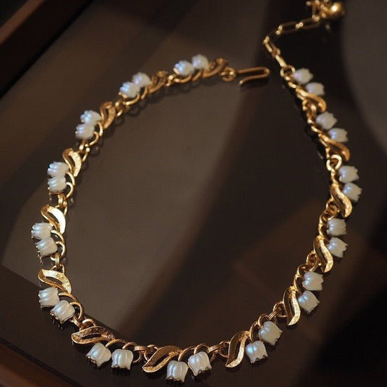 Collier vintage muguet