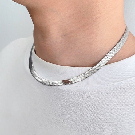 Unisex Herringbone Kette