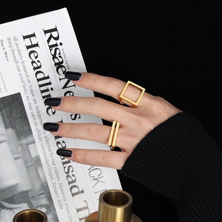 Square Stack Ring
