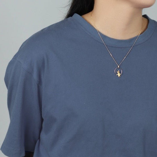 Cat Necklace – Sterling Silver &amp; Gold Vermeil