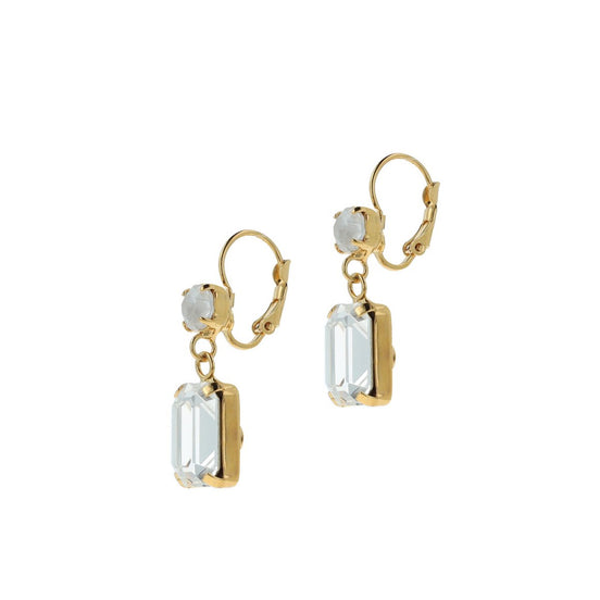 Crystal Square Earrings