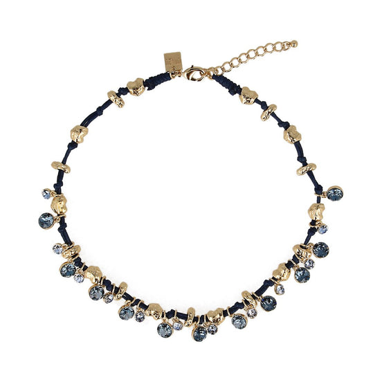 Collier bleu classique