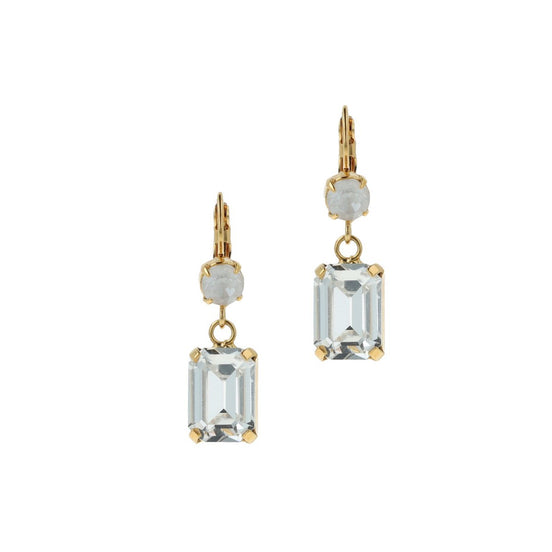 Crystal Square Earrings