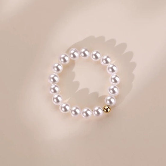 Freshwater pearl ring with 14K gold filling