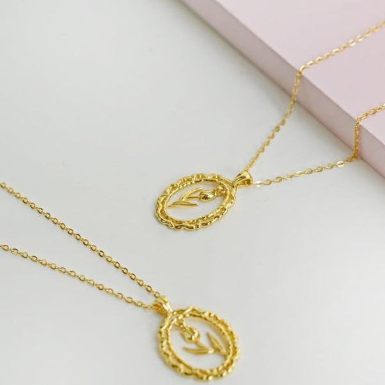 Collier Tulipe Vintage