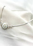 925 Sterling Silber Armband mit echtem Operculum-Muscheldeckel