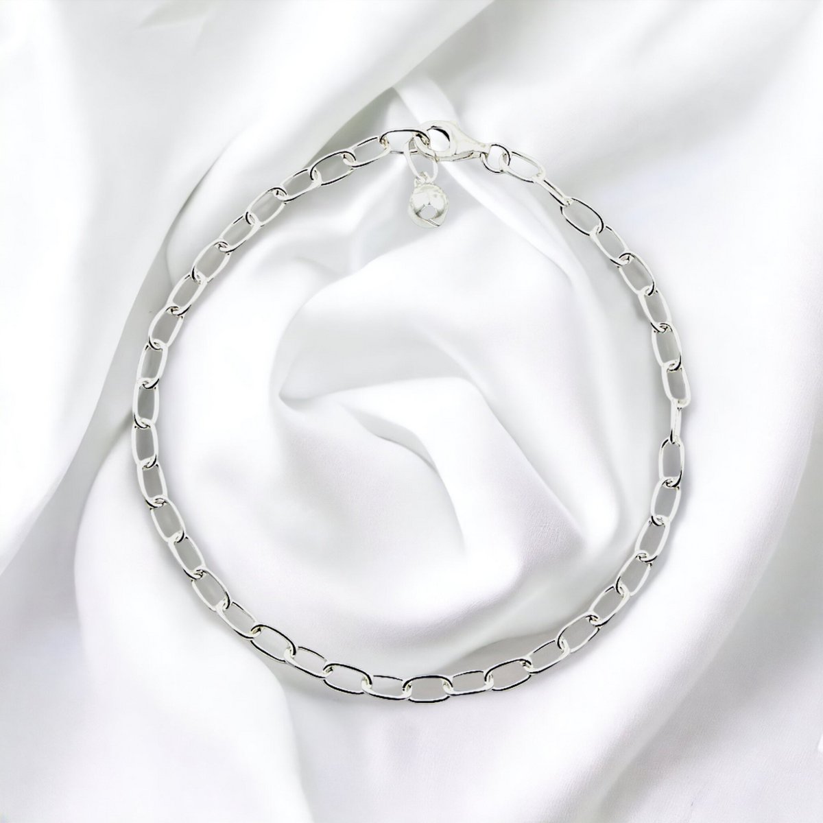 Zartes 925 Sterling Silber Armband mit eleganter Schlichtheit