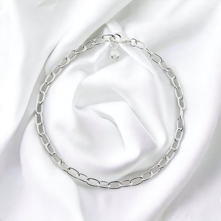 Zartes 925 Sterling Silber Armband mit eleganter Schlichtheit