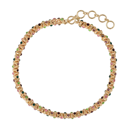 Vintage Barrel Necklace - Multicolor