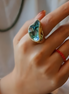 Abalone Perlmutt Ring