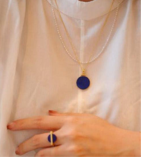 Helios Lapis Pendant