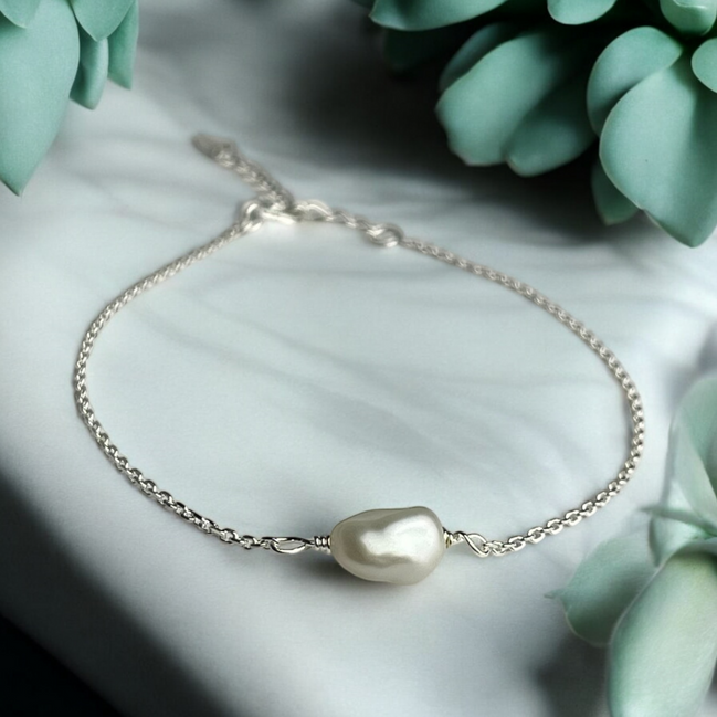 Elegantes 925 Silber Armband mit echtem Labradorit