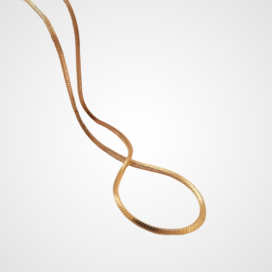 Collier fin à chevrons