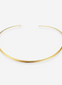 vergoldeter Edelstahlchoker im minimaltischen Design