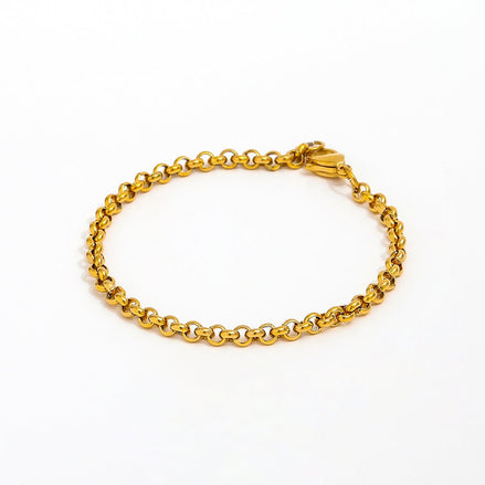 Edelstahlarmband im runden Ankerkettenmuster