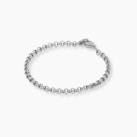Edelstahlarmband im runden Ankerkettenmuster