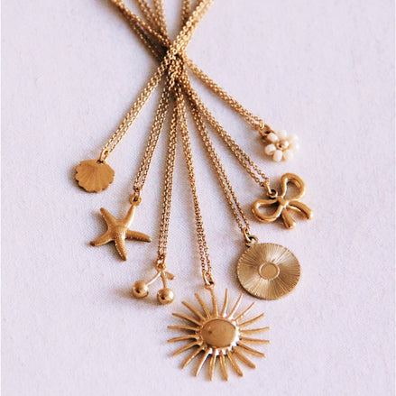 elegante Halskette aus Premium-Edelstahl in Goldoptik