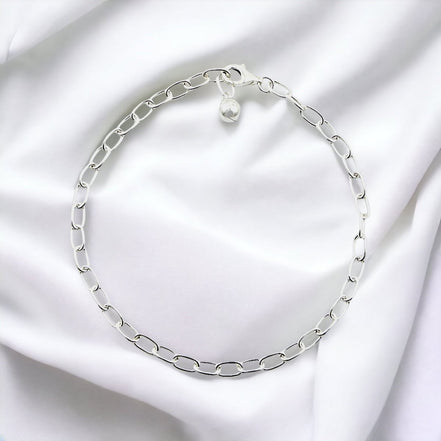 Zartes 925 Sterling Silber Armband mit eleganter Schlichtheit