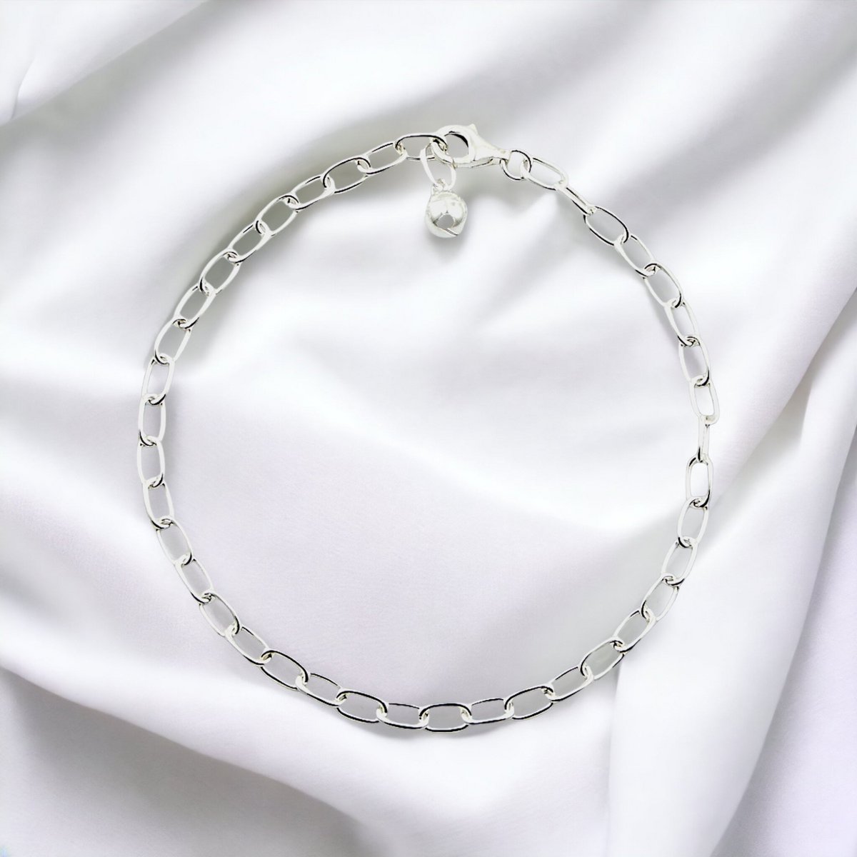 Zartes 925 Sterling Silber Armband mit eleganter Schlichtheit