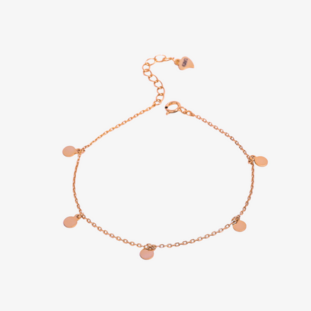 Edelstahlarmband mit 5 kleinen Coins