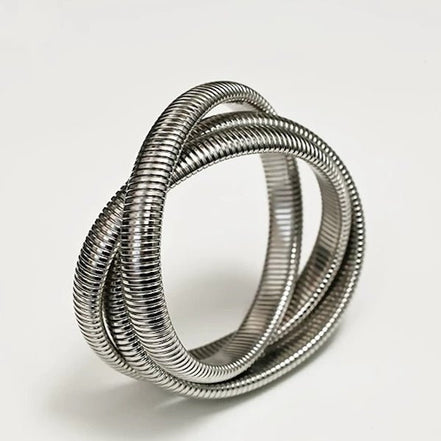 Trinity Stretch Bracelet, versilbert, stretchig
