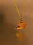 Goldene Igel Halskette