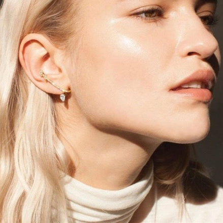 Glitter Line Ear Cuff