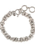 Barrel Bracelet - Rhodium