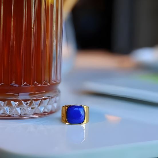 Lapis lazuli ring