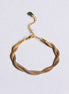 vergoldetes, geflochtenes Armband